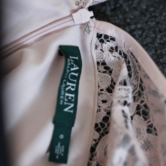 Ralph Lauren pink lace dress - Picture 4 of 4